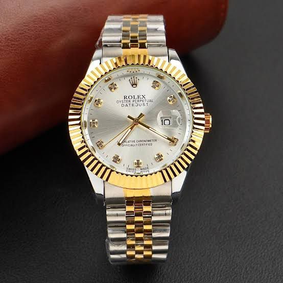 RLX - 2 Tone -Day & Date-Stainless Steel- N3